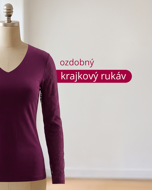 Šijeme "dabl" tričko – obrázek 4